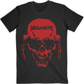 Black - Front - Megadeth Unisex Adult Vic Contrast T-Shirt