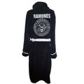 Black - Back - Ramones Unisex Adult Presidential Seal Dressing Gown