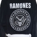 Black - Side - Ramones Unisex Adult Presidential Seal Dressing Gown