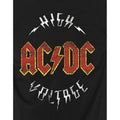 Black - Side - AC-DC Unisex Adult High Voltage T-Shirt