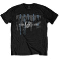 Black - Front - Korn Unisex Adult Block Photo T-Shirt