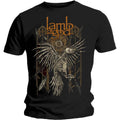 Black - Front - Lamb Of God Unisex Adult Crow T-Shirt