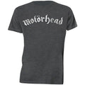 Charcoal Grey - Front - Motorhead Unisex Adult Distressed Logo T-Shirt