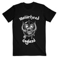 Black - Front - Motorhead Unisex Adult England T-Shirt
