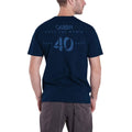Navy Blue - Back - Queen Unisex Adult News Of The World Back Print Logo T-Shirt