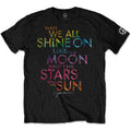 Black - Front - John Lennon Unisex Adult Shine on T-Shirt