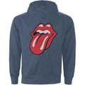 Petrol Blue - Back - The Rolling Stones Unisex Adult Classic Tongue Full Zip Hoodie