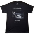 Black - Front - Joy Division Unisex Adult Classic Closer T-Shirt