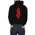 Black - Back - Slipknot Unisex Adult Back Print Logo Pullover Hoodie