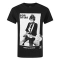 Black - Front - Bob Dylan Unisex Adult Blowing In The Wind T-Shirt