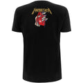 Black - Back - Metallica Unisex Adult Heart Explosive Back Print T-Shirt