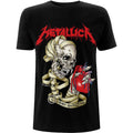 Black - Front - Metallica Unisex Adult Heart Explosive Back Print T-Shirt
