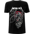 Black - Front - Metallica Unisex Adult Spider Dead T-Shirt