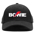 Black - Front - David Bowie Unisex Adult Aladdin Sane Bolt Logo Baseball Cap