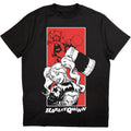 Black - Front - Harley Quinn Unisex Adult Hammer Cotton T-Shirt