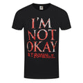 Black - Front - My Chemical Romance Unisex Adult I´m Not Okay T-Shirt
