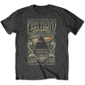 Charcoal Grey - Front - Pink Floyd Unisex Adult Carnegie Hall Poster T-Shirt