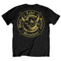Black - Back - Black Label Society Unisex Adult Berzerkers Back Print T-Shirt