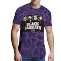 Purple - Back - Black Sabbath Unisex Adult Band Logo T-Shirt