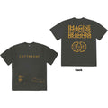 Charcoal Grey - Front - Imagine Dragons Unisex Adult Cutthroat Symbols Cotton T-Shirt