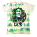 White - Front - Bob Marley Unisex Adult Tie Dye Logo T-Shirt