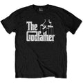Black - Front - The Godfather Unisex Adult Logo Cotton T-Shirt