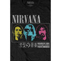 Black - Side - Nirvana Unisex Adult Japan! Cotton T-Shirt