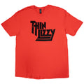 Red - Front - Thin Lizzy Unisex Adult Logo Cotton T-Shirt