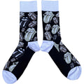Black-Blue - Front - The Rolling Stones Unisex Adult Classic Tongue Ankle Socks