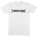 White - Front - Linkin Park Unisex Adult Bracket Logo Cotton T-Shirt