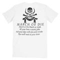 White - Back - Motorhead Unisex Adult March Or Die Cotton T-Shirt