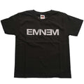 Charcoal Grey - Front - Eminem Childrens-Kids Logo Cotton T-Shirt