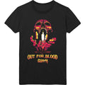 Black - Front - Sum 41 Unisex Adult Out For Blood Back Print Cotton T-Shirt