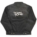 Black - Back - My Chemical Romance Unisex Adult Back Print Logo Denim Jacket