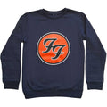 Blue - Front - Foo Fighters Childrens-Kids Logo Sweatshirt