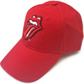 Red - Front - The Rolling Stones Unisex Adult Classic Logo Baseball Cap