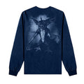 Navy Blue - Back - Gremlins Unisex Adult Graphic Print Cotton Long-Sleeved T-Shirt
