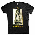 Black - Front - Pearl Jam Unisex Adult Choices Cotton T-Shirt