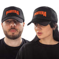 Black - Back - Pantera Unisex Adult Logo Trucker Cap