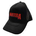 Black - Front - Pantera Unisex Adult Logo Trucker Cap