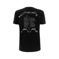 Black - Back - Metallica Unisex Adult 4 Faces Back Print Cotton T-Shirt