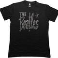 Black - Front - The Beatles Unisex Adult Embellished Logo T-Shirt
