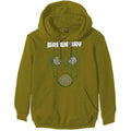 Green - Front - Green Day Unisex Adult Mask Hoodie