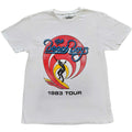 White - Front - The Beach Boys Unisex Adult Surfer ´83 Vintage Cotton T-Shirt