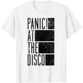 White - Front - Panic! At The Disco Unisex Adult Bar Cotton T-Shirt