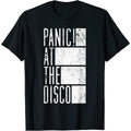 Black - Front - Panic! At The Disco Unisex Adult Bar Cotton T-Shirt