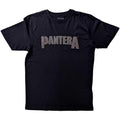 Black - Front - Pantera Unisex Adult Hi-Build T-Shirt