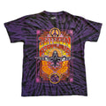 Purple - Front - Jefferson Airplane Unisex Adult Live In San Francisco Tie Dye T-Shirt