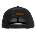 Black-Gold - Back - Queen Unisex Adult Classic Crest Baseball Cap
