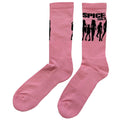 Pink - Back - Spice Girls Unisex Adult Silhouette Socks
